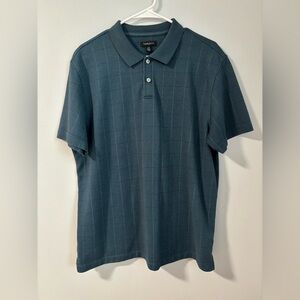 Men’s Van Heusen Blue Geometric Polo Shirt